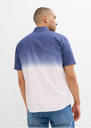 bonprix Modisches Hemd aus reiner Baumwolle - blau - Herren Osterangebot