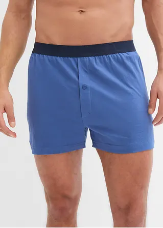 bonprix Lockere Jersey Boxershorts im 4er Pack - dunkelblau+hellindigo Exklusive Angebote