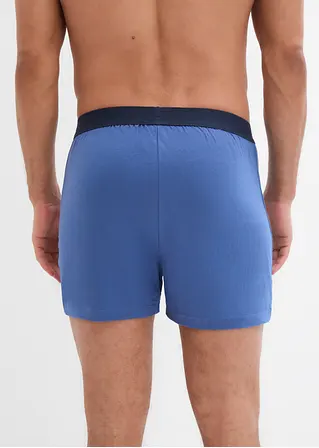 bonprix Lockere Jersey Boxershorts im 4er Pack - dunkelblau+hellindigo Exklusive Angebote