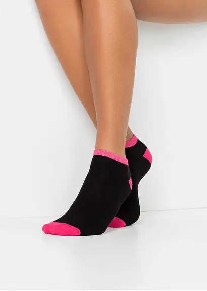 bonprix Praktische Sneakersocken mit eingestrickten Wochentagen im Multipack Blitzangebot
