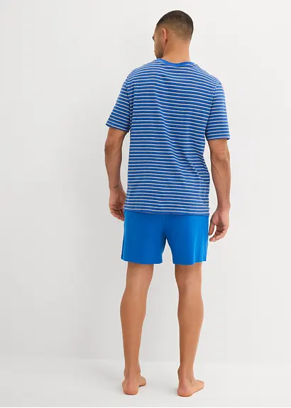 bonprix Gestreifter Shorty mit Hosentaschen - grau - Herren Tägliche Deals