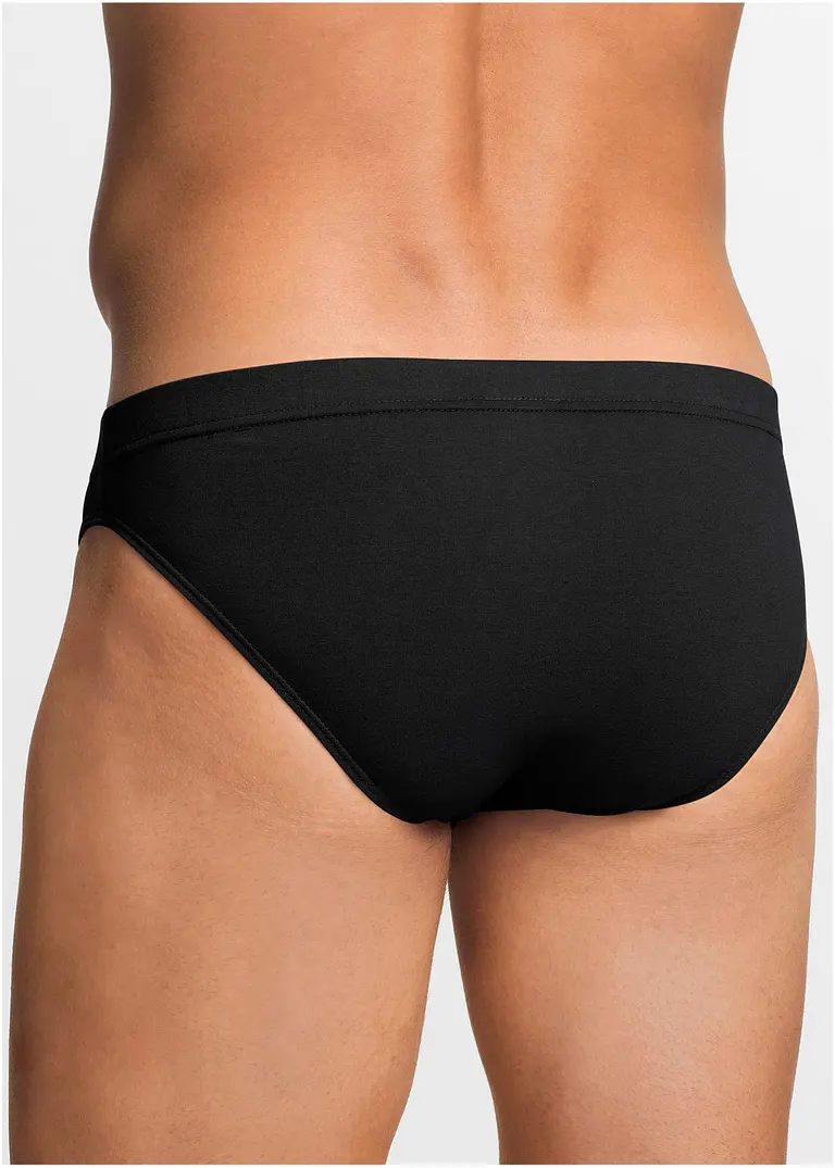 bonprix Bequemer Slip im Vorteilspack - schwarz - Herren Super Sparpreis