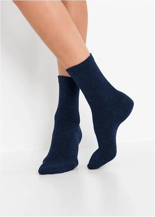 bonprix Trageangenehme Socken mit druckfreiem Bündchen (4er-Pack) - Damen Letzte 3 Tage