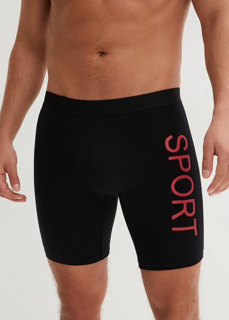 bonprix Lange Boxershorts in figurnaher Passform im legeren Stil - Herren Nur noch ein Tag übrig