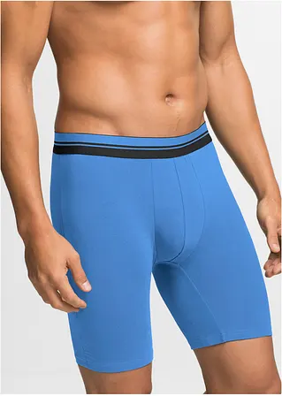 bonprix Bequeme Boxershorts in figurnaher Passform mit langem Bein und einem gestreiftem elastischen Bund Black Friday Preise