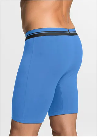 bonprix Bequeme Boxershorts in figurnaher Passform mit langem Bein und einem gestreiftem elastischen Bund Black Friday Preise