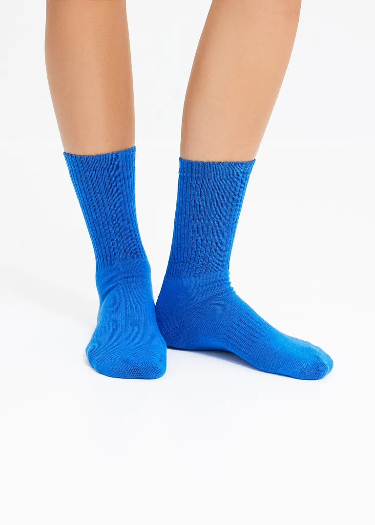 bonprix Zeitlose Tennissocken mit Bio-Baumwolle - Damen im Angebot