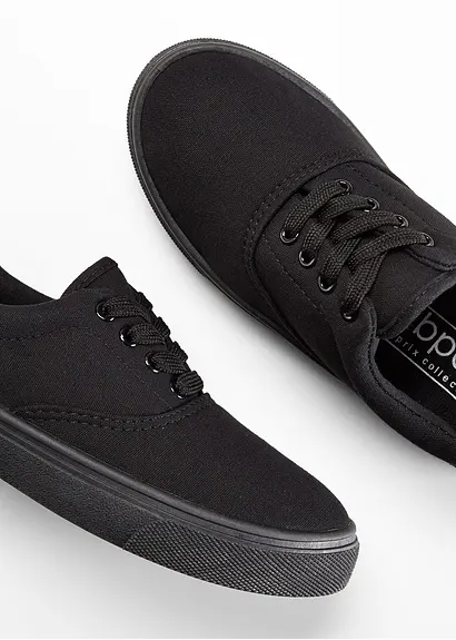bonprix Sportlicher Sneaker von bpc ideal für die Freizeit - schwarz Günstiger Verkauf