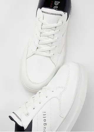 bonprix Lässiger Bugatti Sneaker im sportlichen Design - weiß Fabrikverkauf