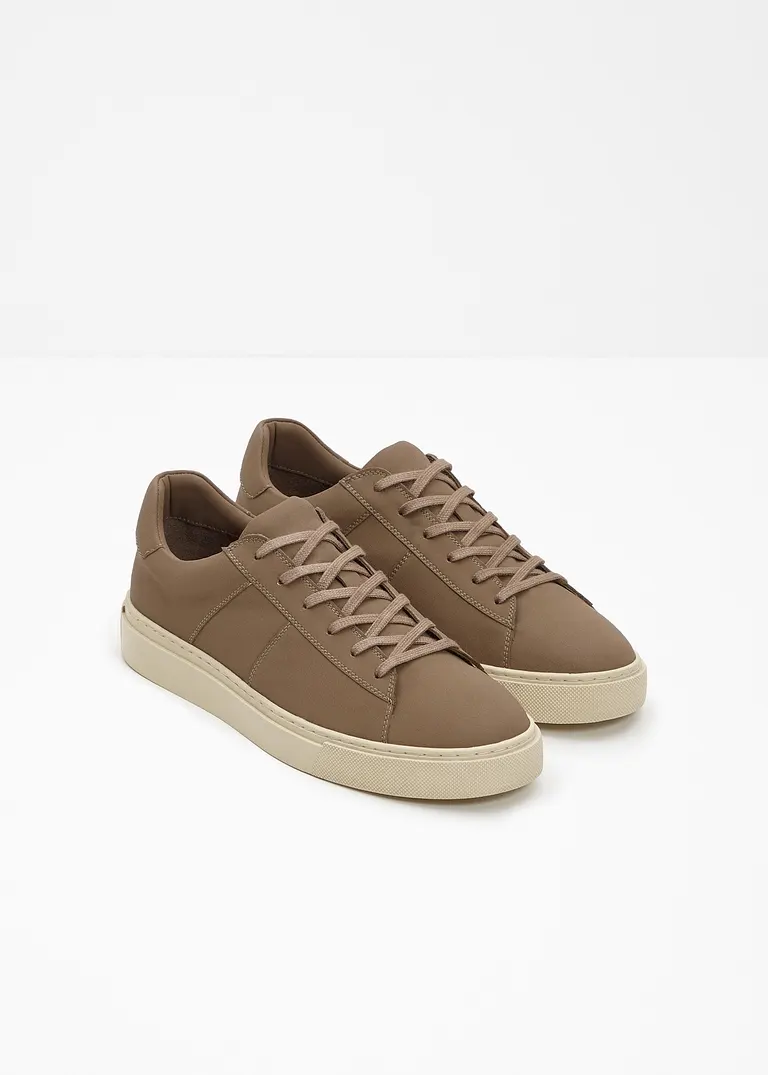 bonprix Modischer Sneaker für den Alltag - braun - Herren Kostenloser Versand