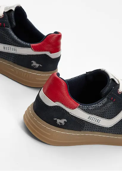 bonprix Modischer Herren-Sneaker von Mustang - blau - Herren Rabatt