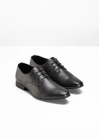 bonprix Klassischer Herren-Schnürschuh in eleganter Optik - schwarz Günstig kaufen