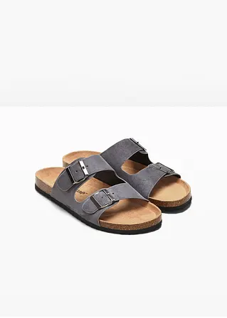 bonprix Schöne Pantolette im Casual-Look - grau - Herren Online Shopping