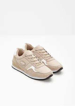bonprix Sportlicher Sneaker mit Schnürung - beige - Herren Weihnachtsangebot