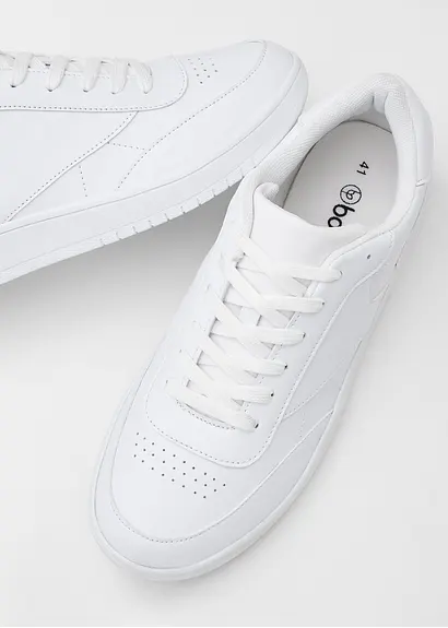 bonprix Lässiger Sneaker im sportlichen Design - weiß - Herren Lagerräumung