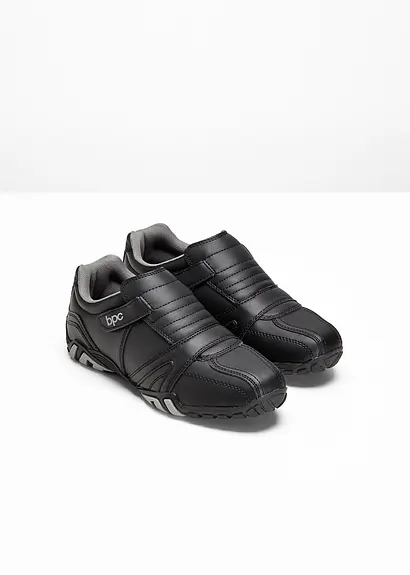 bonprix Lässiger Freizeitslipper für Ihn mit Klettverschluss - schwarz Top Angebot