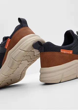 bonprix Sportlicher Bugatti Sneaker mit Materialmix - blau Neueste Mode