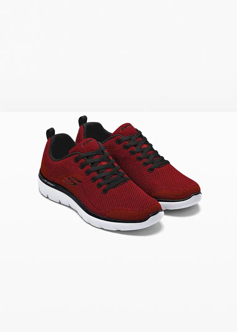 bonprix Bequemer Sneaker von Skechers - rot - Herren Große Rabatte