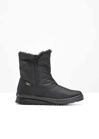 bonprix Der wasserdichte Boot mit warmem Futter - schwarz Räumungsverkauf