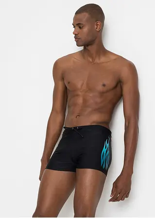bonprix Sportliche Badehose mit Bindeband - schwarz - Herren Sonderangebote