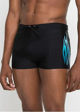 bonprix Sportliche Badehose mit Bindeband - schwarz - Herren Sonderangebote