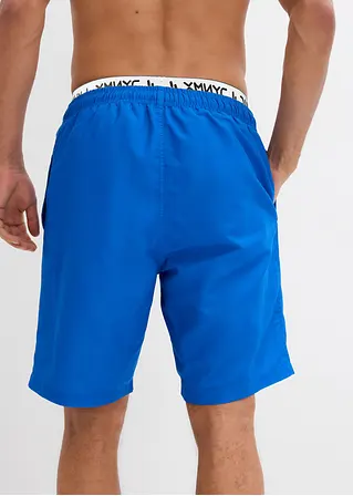 bonprix Trendige Badeshorts mit dekorativem Gummibund - blau VIP-Rabatte