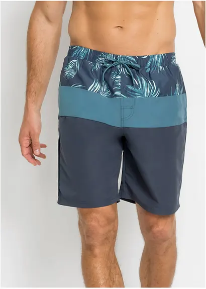 bonprix Sportliche Badeshorts - blau - Herren Wochenangebot