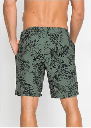 bonprix Sportliche Badeshorts mit modischem Druck - grün Kostenlose Rückgabe