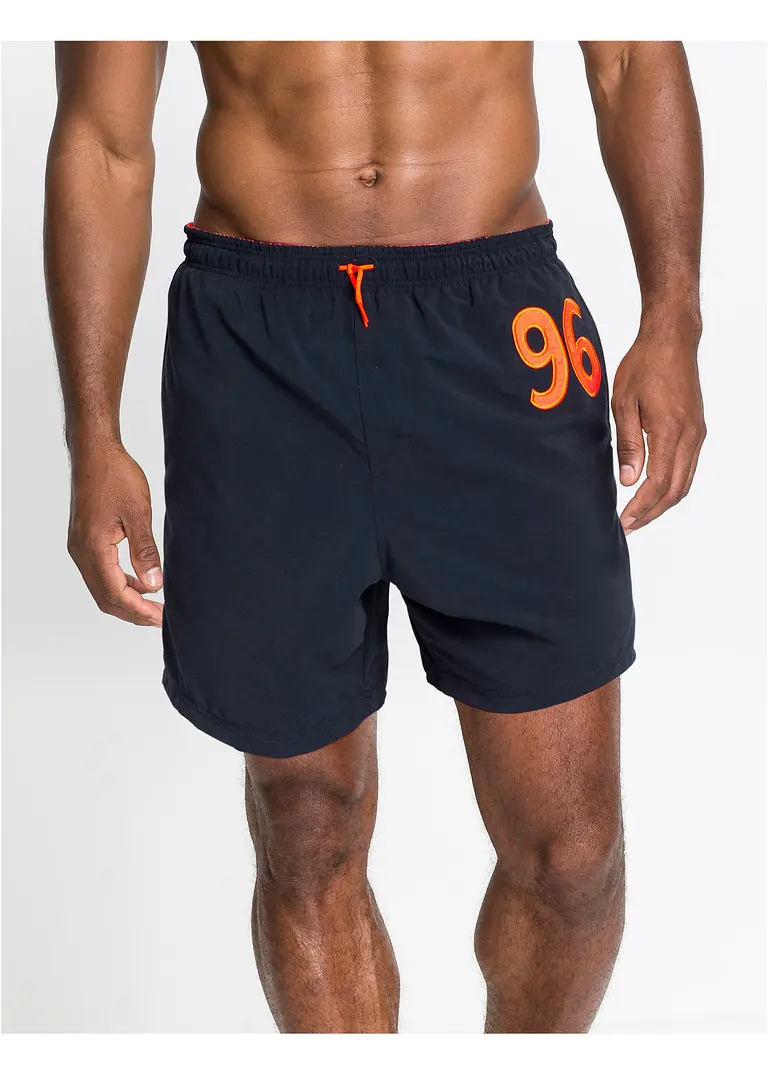 bonprix Attraktiver Herrenbadeshorts mit elastischem Bund - blau - Herren Letzte 3 Tage