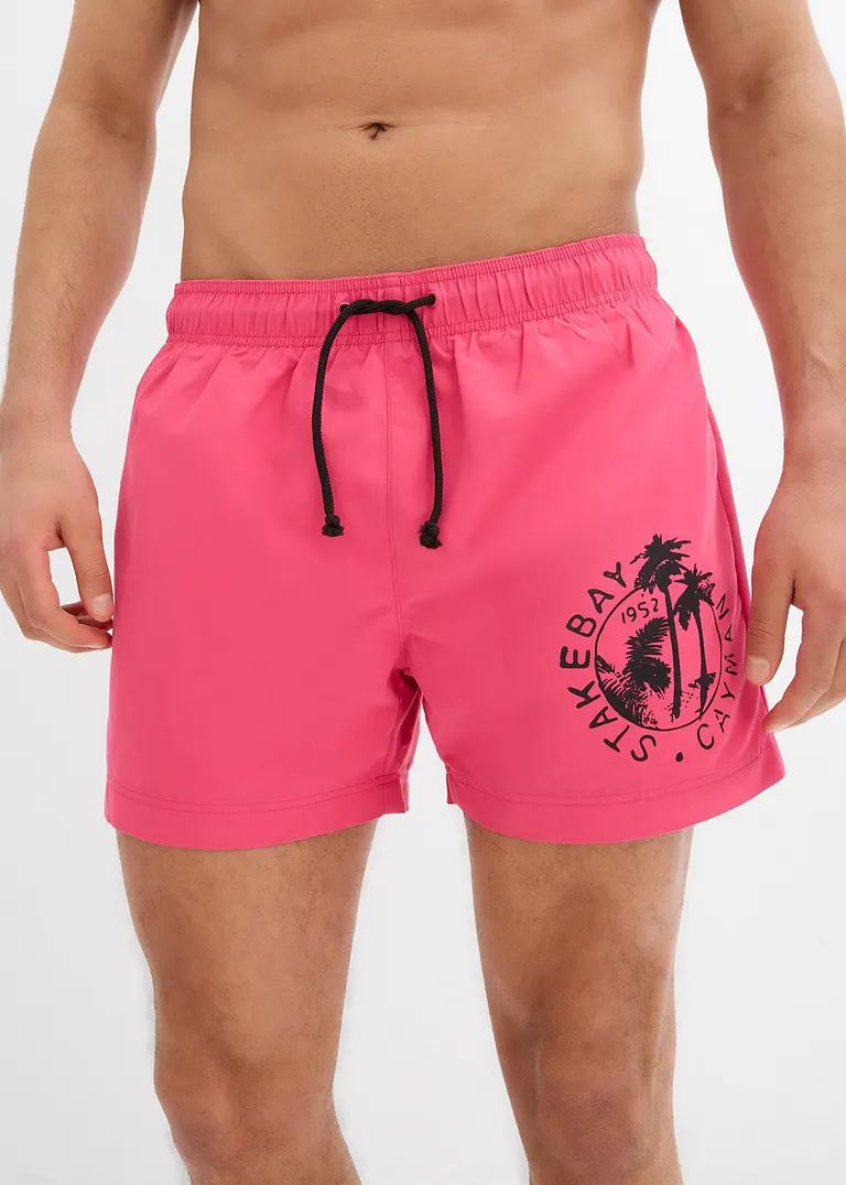 bonprix Sommerliche Badeshorts mit einer Tasche hinten. - pink JETZT KAUFEN