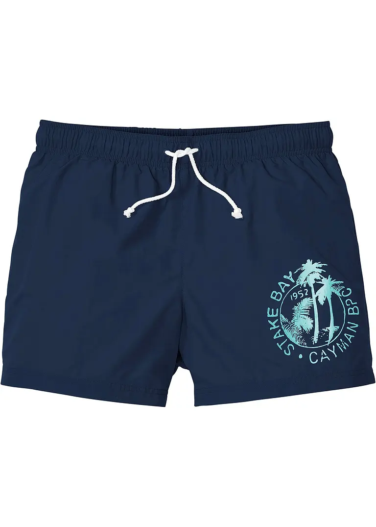 bonprix Sommerliche Badeshorts mit einer Tasche hinten. - blau Neueste Stile