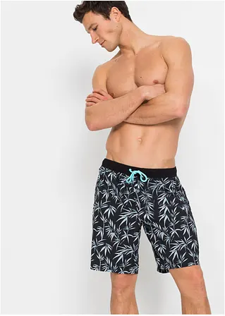bonprix Sportliche Herren Badeshorts mit seitlichen Eingriffstaschen und schönem Druck Letzter Tag