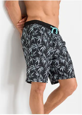 bonprix Sportliche Herren Badeshorts mit seitlichen Eingriffstaschen und schönem Druck Letzter Tag