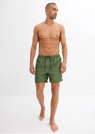 bonprix Modische Badeshorts mit seitlicher Tasche - grün Zeitbegrenzte Promotion