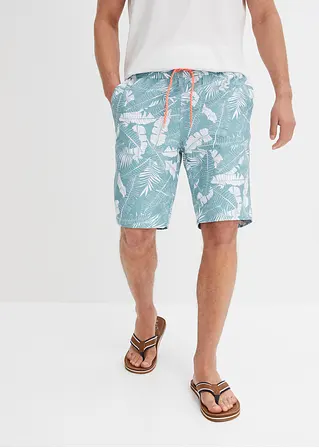 bonprix Sommerlich bedruckte Strand-Bermuda - blau - Herren Bis zu 55% Rabatt