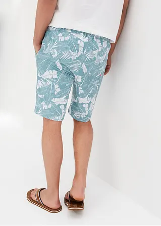bonprix Sommerlich bedruckte Strand-Bermuda - blau - Herren Bis zu 55% Rabatt