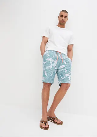 bonprix Sommerlich bedruckte Strand-Bermuda - blau - Herren Bis zu 55% Rabatt