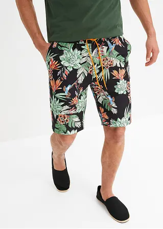 bonprix trendige Strand-Bermuda mit angesagtem Allover-Motiv - schwarz Discount Store für neue Produkte