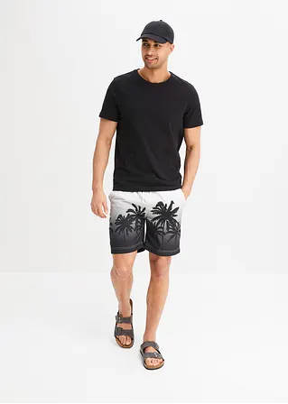 bonprix trendige Strandshorts mit sommerlichem Druckmotiv - weiß - Herren Clearance-Verkauf