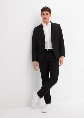 bonprix Zeitloses modisches Sakko im Slim Fit - schwarz 50% Rabatt für begrenzte Zeit