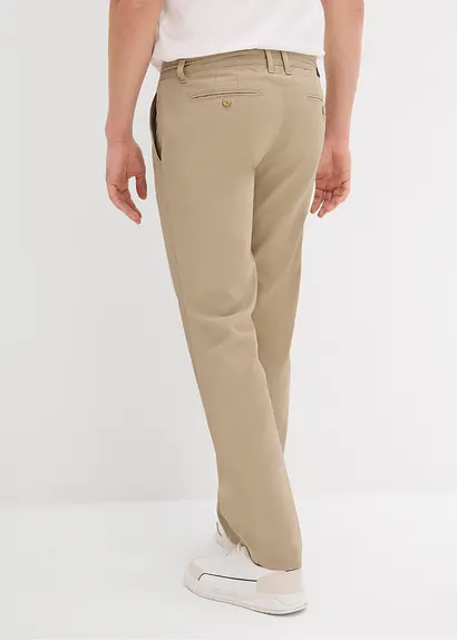 bonprix Moderne Chinohose mit Bundfalte - grün - Herren Rabatte dieses Monats