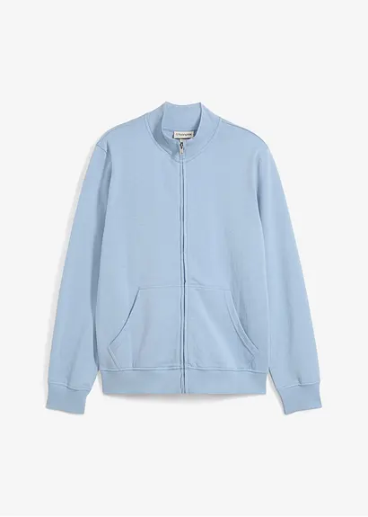 bonprix Sportive Herren Sweatjacke mit lässigen Kängurutaschen - lila