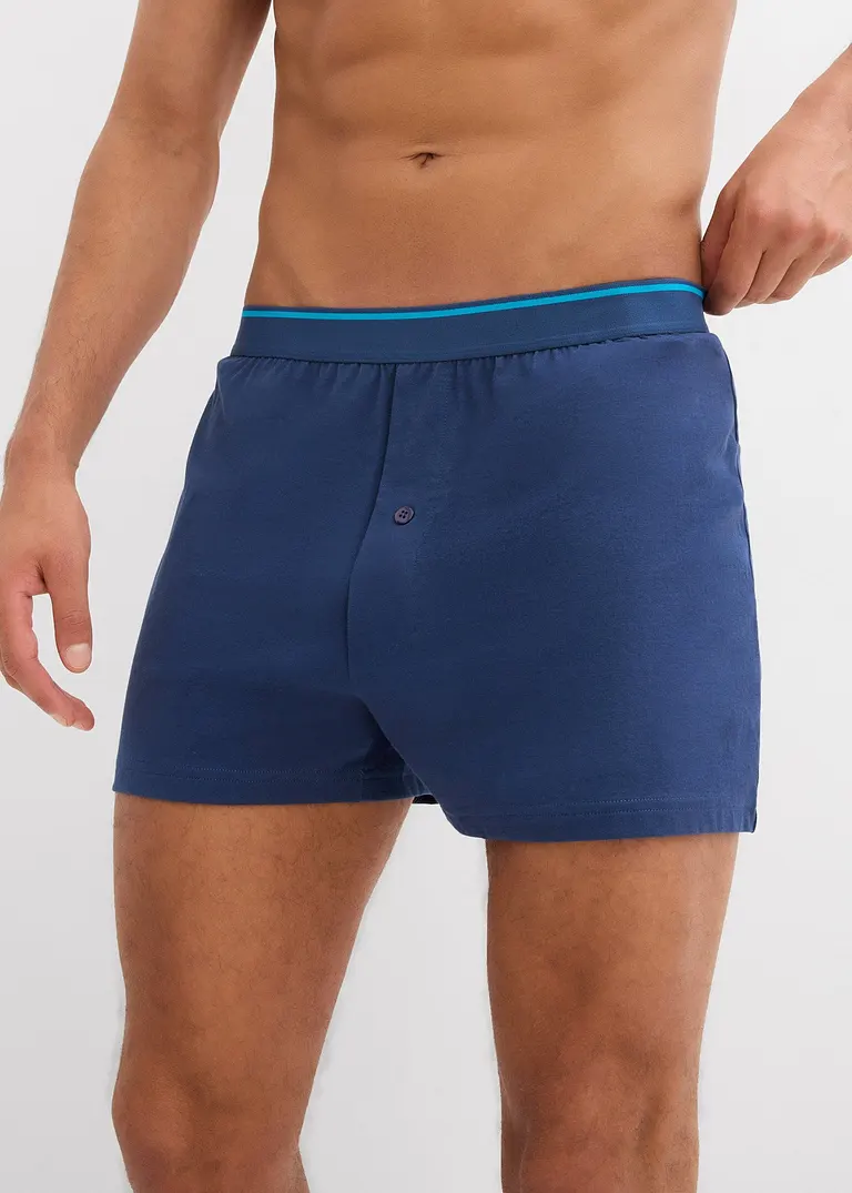 bonprix Lockere Jersey Boxershorts im praktischen 3er Pack Rabatt