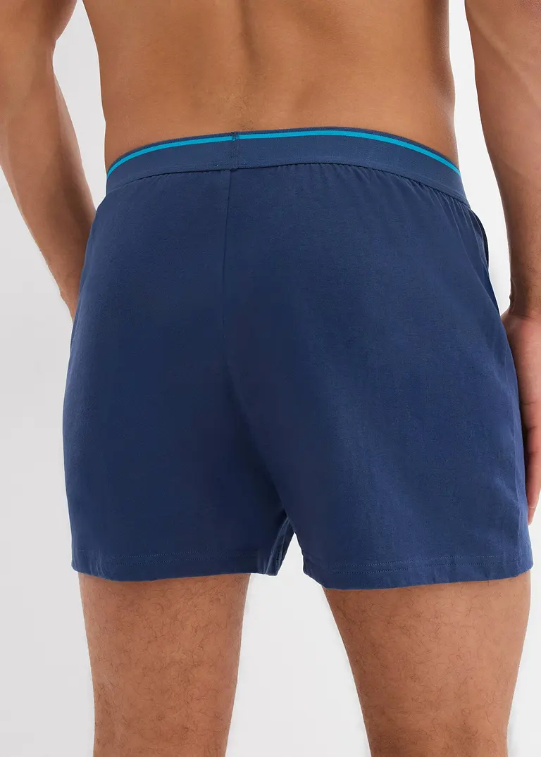 bonprix Lockere Jersey Boxershorts im praktischen 3er Pack Rabatt
