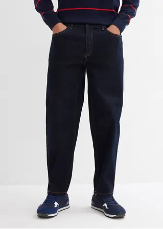 bonprix Modische verkürzte Jeans im Barrel Fit - blau Länge (Inch) 34 Günstig kaufen