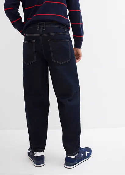 bonprix Modische verkürzte Jeans im Barrel Fit - blau Länge (Inch) 32 Versandkostenfrei