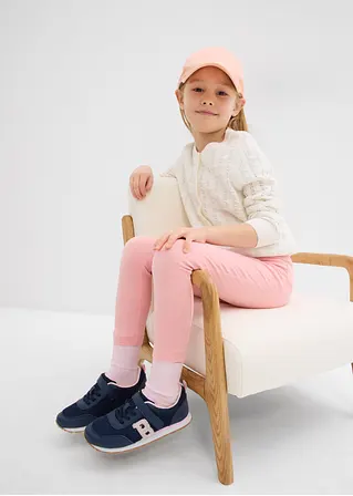 bonprix Mädchen-Strickjacke im schönen Design - weiß - Kinder Weihnachtsangebot