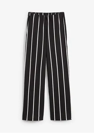 bonprix Mädchen Jersey-Hose aus reiner Bio-Baumwolle - schwarz