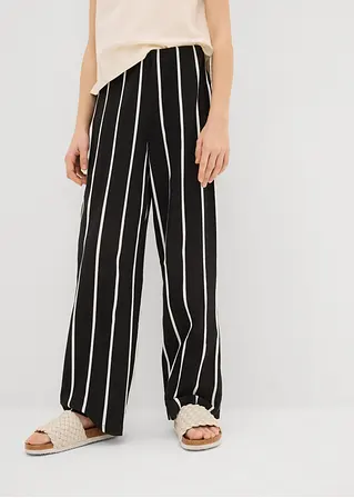 bonprix Mädchen Jersey-Hose aus reiner Bio-Baumwolle - schwarz Jubiläumsangebot