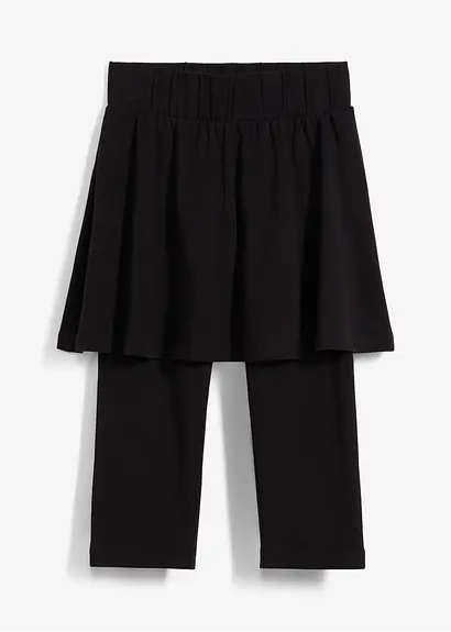 bonprix Mädchen Capri-Legging mit Rock aus elastischem Bio-Baumwoll-Mix Heißer Verkauf